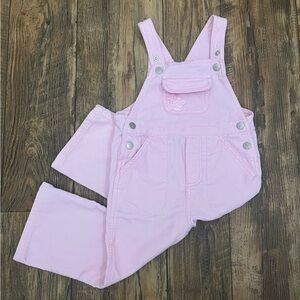 Vintage Faded Glory Pink Corduroy Girl’s Overalls